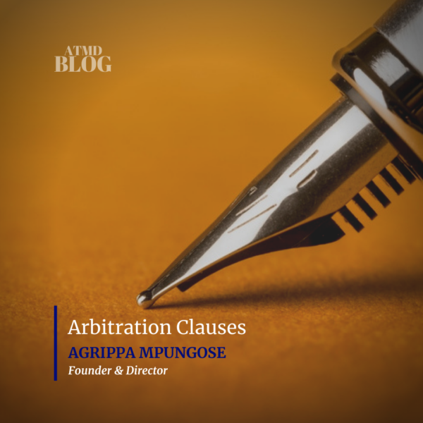 AgrippaMpungoseDirectorArbitrationClausesPublicLawLitigationBoutiqueLawFirm